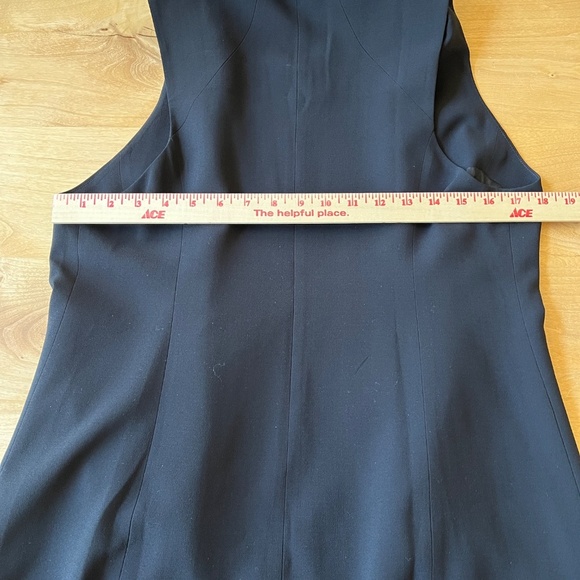 EILEEN FISHER VEST S OPEN FRONT LONG LINE SILK SHAWL COLLAR CLASSIC LUXURY CHIC - Picture 8 of 11